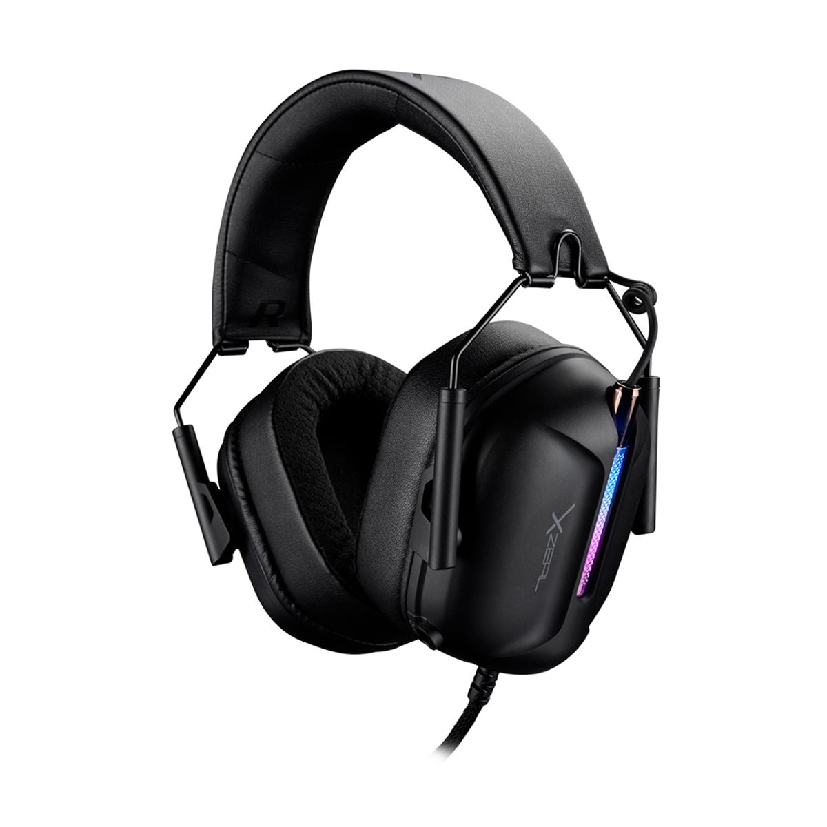 AUDIFONOS XZEAL (XZHSALRGB1B) USB 3.5MM, C/MICRO, COMP. PC, MAC, PLAYSTATION, RBG, NEGRO