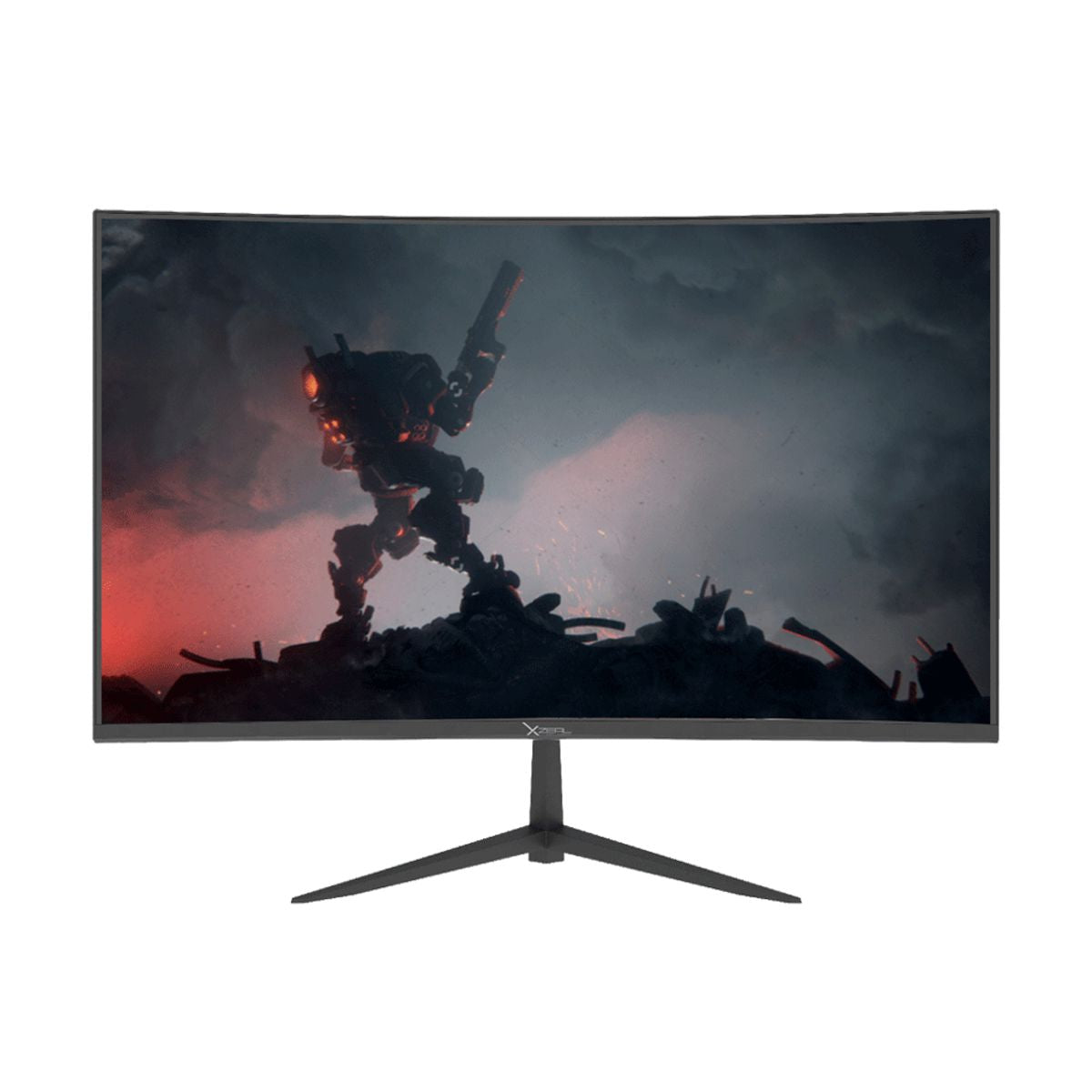 Monitor Xzeal 23.8 pulgadas Xzeal XZ3015-1 Panel Curvo VA FHD 165Hz 1ms 1xDP + 1xHDMI + 1xUSB 1.0+ 1x3.5mm + Vesa 100x100mm Negro - 