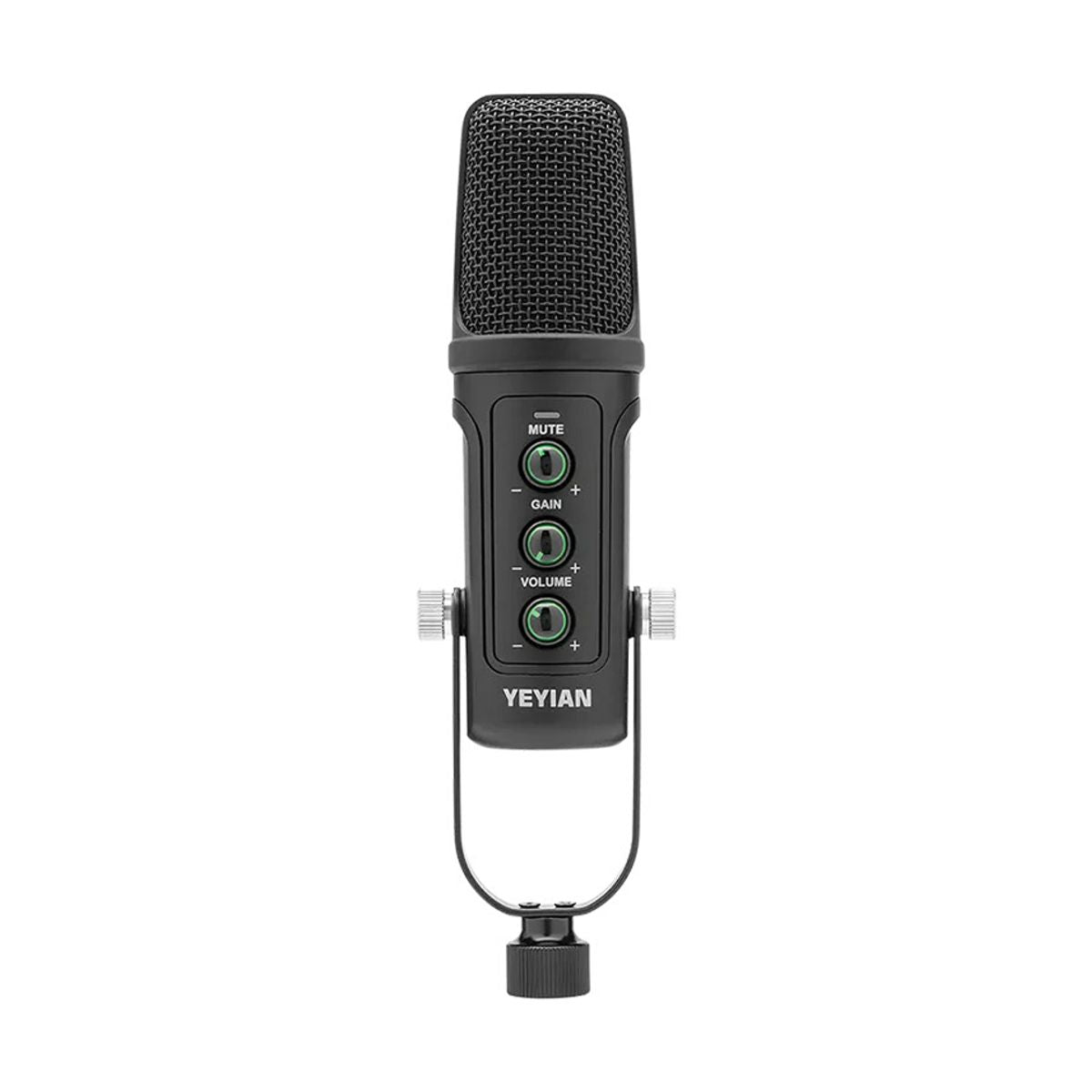 YEYIAN MICROFONO CONDENSADOR KIT STREAMING AGILE NL - BLACK, BRAZO DE TIJERA, SOPORTE  U, MONT ANTICHOQUE, FILTRO, MONT EN MESA USB B-USB A YSA-UCHQ-01