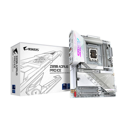 MOTHERBOARD GIGABYTE (Z890 AORUS PRO ICE) SOCKET 1851, 4*DDR5 9500MHZ, ATX, WIFI7/BT