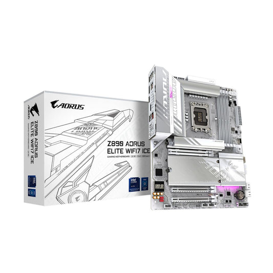 MOTHERBOARD GIGABYTE (Z890 A ELITE WF7 ICE) SOCKET 1851, 4*DDR5 8800MHZ, DP, ATX, WIFI7/BT