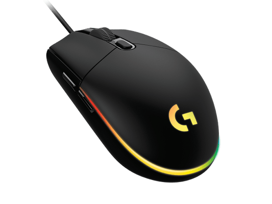 Mouse Gamer Logitech Óptico G203 LightSync Alámbrico USB 8000DPI Negro