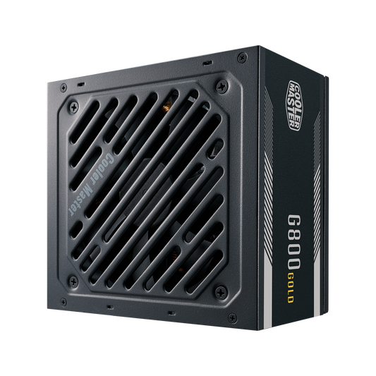 FUENTE DE PODER COOLER MASTER (MPW-8001-ACAAG-U2) G800W,80 PLUS GOLD,EPS, NO MODULAR,ESTANDAR,NEGRO