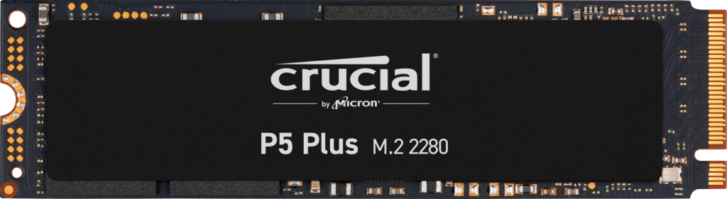 UNIDAD SSD M.2 CRUCIAL 500GB (CT500P5PSSD8) P5 PLUS, PCIE 4.0, NVME, 3D NAND, 2280