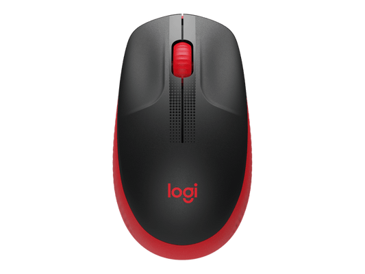 Mouse Logitech Óptico Logitech M190 RF Inalámbrico 1000DPI Rojo