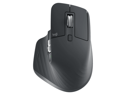 Mouse Ergonómico Logitech Óptico MX Master 3s Inalámbrico Bluetooth 8000DPI Grafito