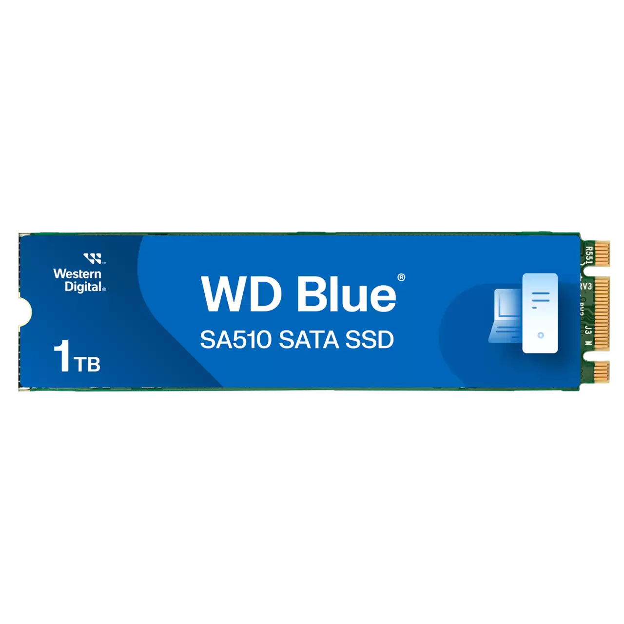 UNIDAD SSD M.2 WD 1TB (WDS100T3B0B) BLUE SA510, SATA3, 3D NAND