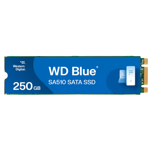 UNIDAD SSD M.2 WD 250GB (WDS250G3B0B) BLUE SA510,SATA3, 3D NAND,