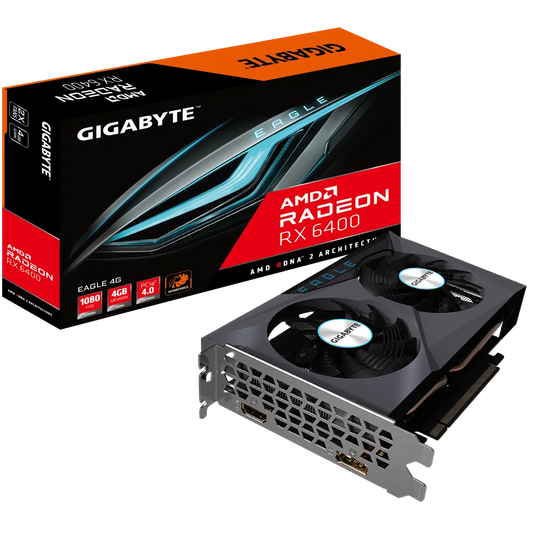 Tarjeta de Video Gigabyte Radeon RX 6400 EAGLE 4GB
