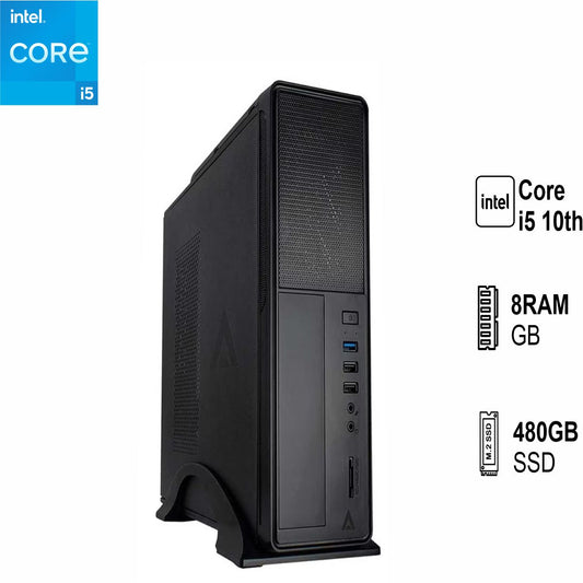 PC Intel Core i5 10400 8GB de RAM 480GB SSD 500W WIFI