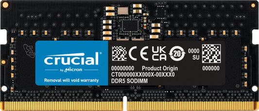 Memoria RAM Crucial CT8G56C46S5 DDR5, 5600MHz, 8GB, ECC, CL46
