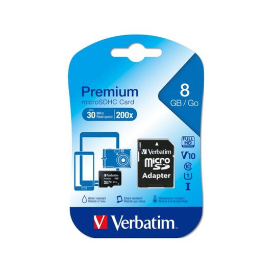 Memoria Micro SD Premium Verbatim 8 GB