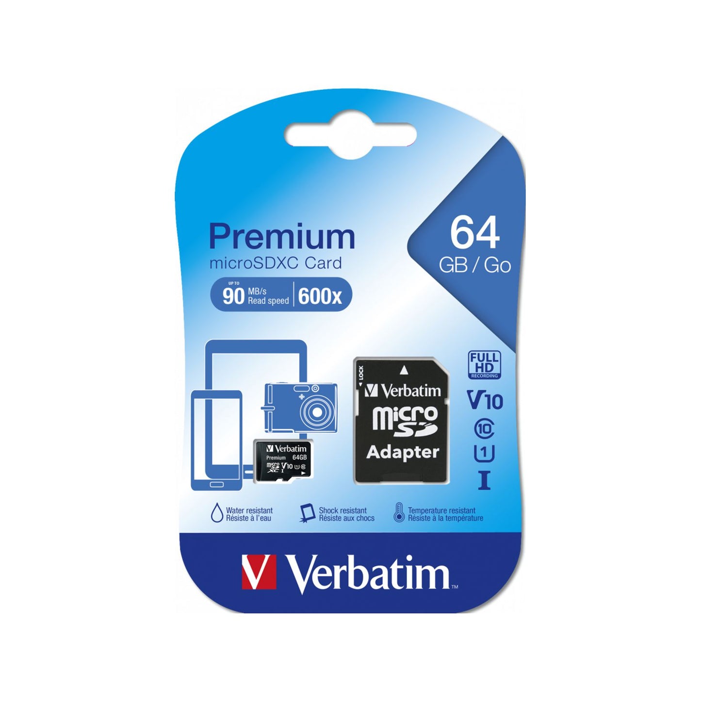 Memoria Micro SD Premium Verbatim 64 GB