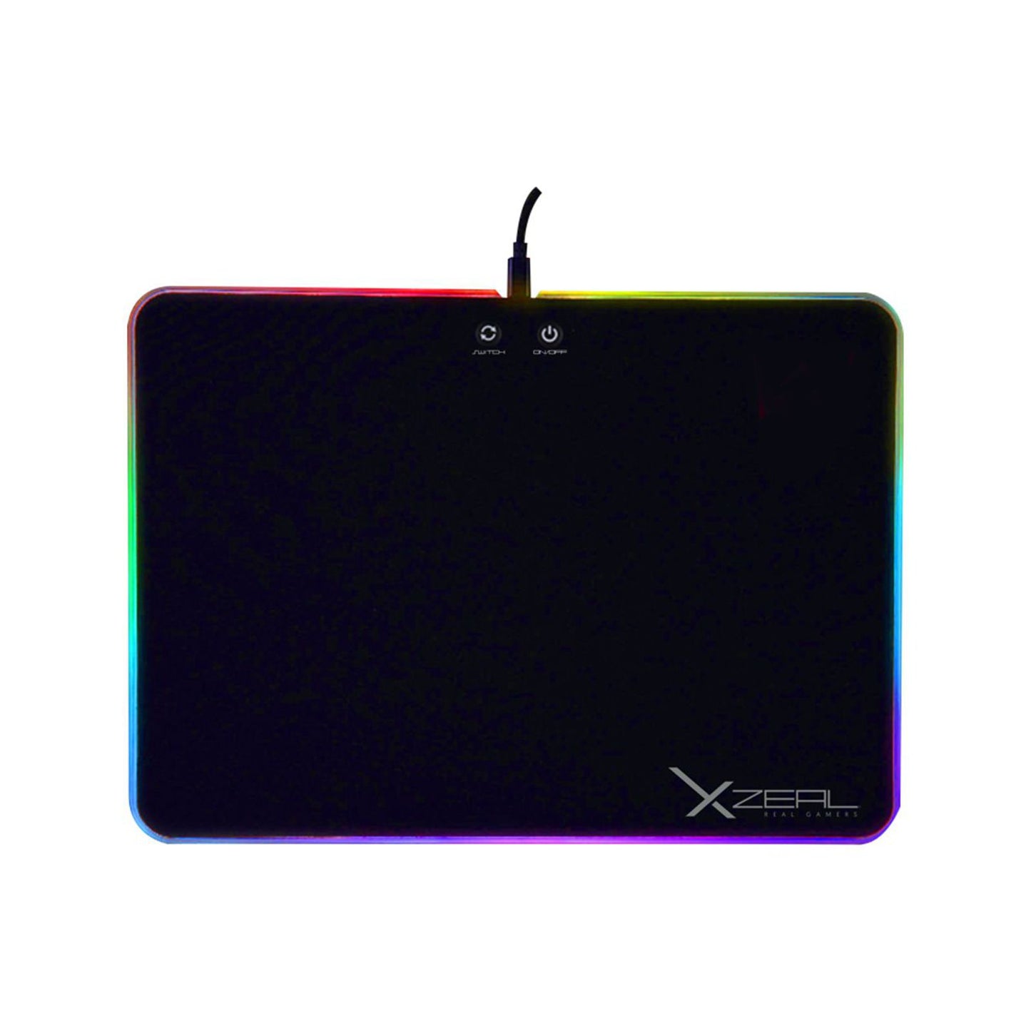 Mousepad Xzeal XZ310 RGB, 36 x 26cm, Negro