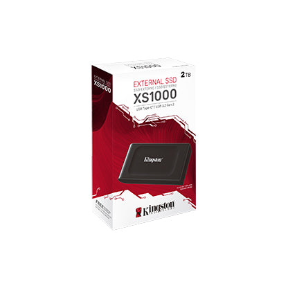 SSD Externo Kingston XS1000 2TB USB C Negro