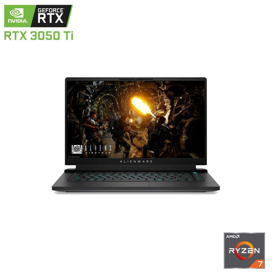 Laptop Dell Alienware M15 15.6" AMD Ryzen 7 6800H Disco Duro 512GB SSD RAM 16GB Windows 11 Home NVIDIA GeForce RTX 3050 Ti