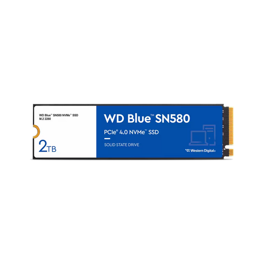 SSD Western Digital WD Blue SN580 NVMe 2TB PCI Express 4.0 M.2