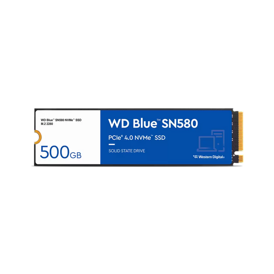 SSD Western Digital WD Blue SN580 NVMe 500GB PCI Express 4.0 M.2
