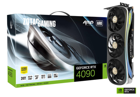 Tarjeta de Video Zotac NVIDIA GeForce RTX 4090 Gaming AMP Extreme AIRO, 24GB 384-bit GDDR6X, PCI Express x16 4.0